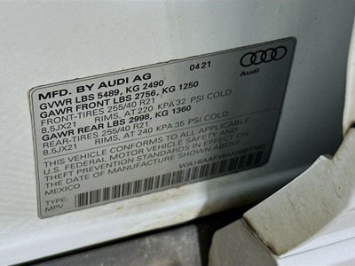 2021 Audi Q5 Sportback 45 Prestige quattro