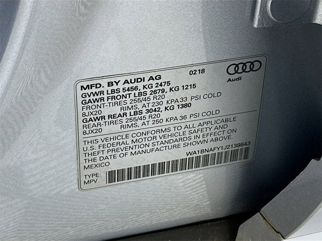 2018 Audi Q5 Premium Plus