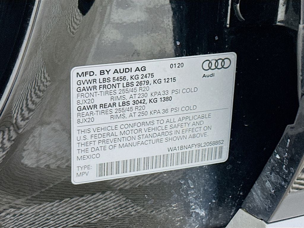 2020 Audi Q5 45 Premium Plus quattro