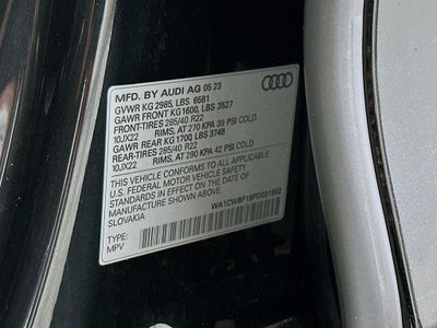 2023 Audi SQ8 4.0T Prestige quattro