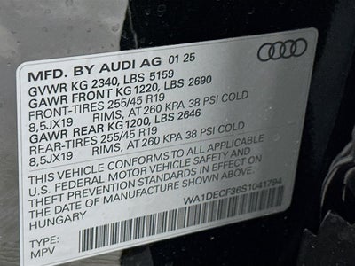 2025 Audi Q3 Premium S Line quattro