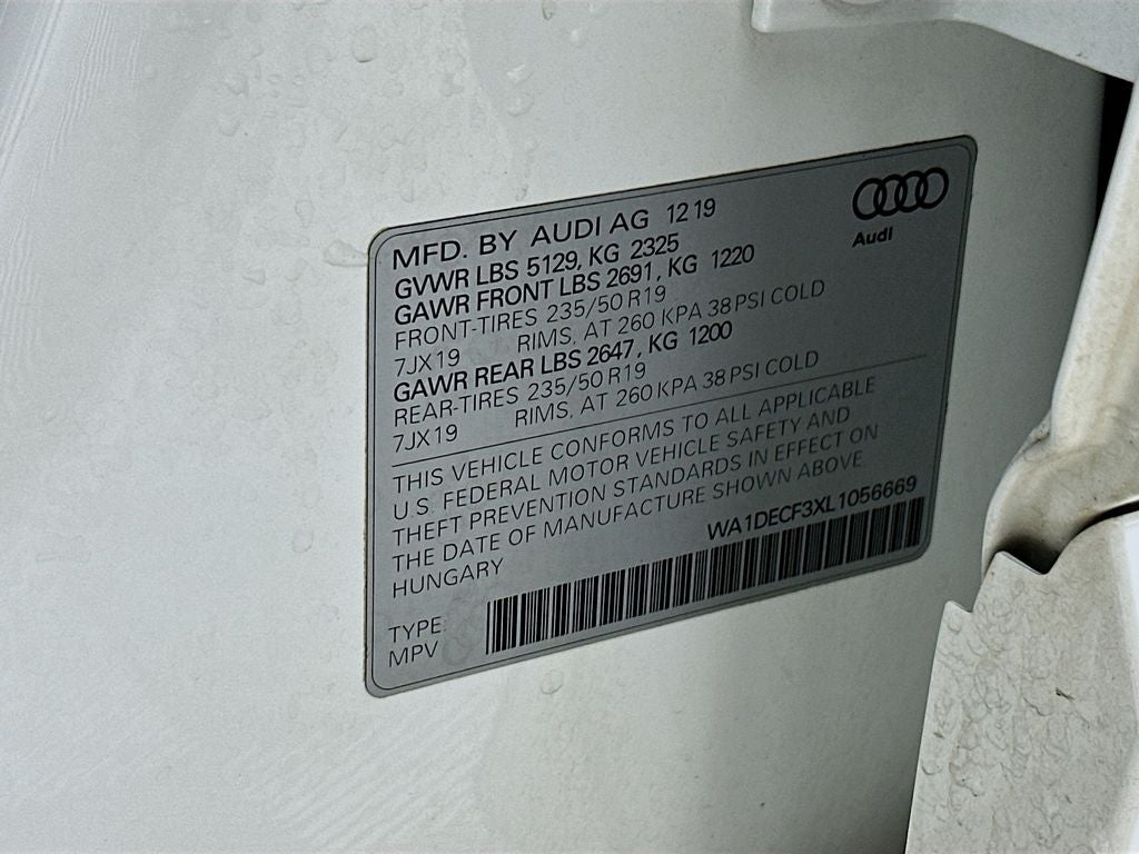 2020 Audi Q3 Premium S line quattro