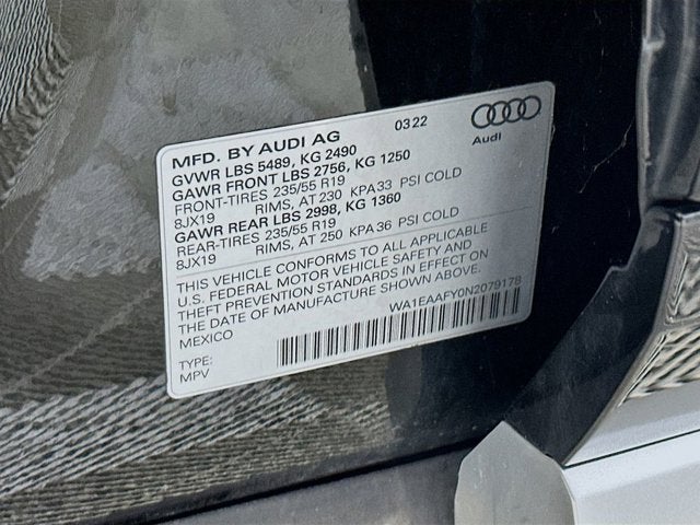 2022 Audi Q5 S line Premium Plus