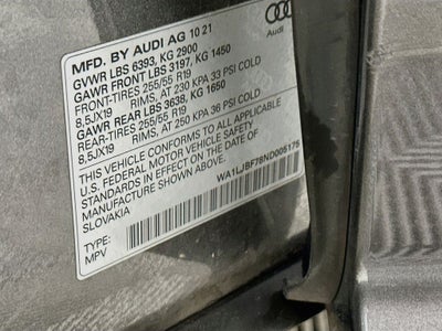 2022 Audi Q7 45 Premium Plus quattro