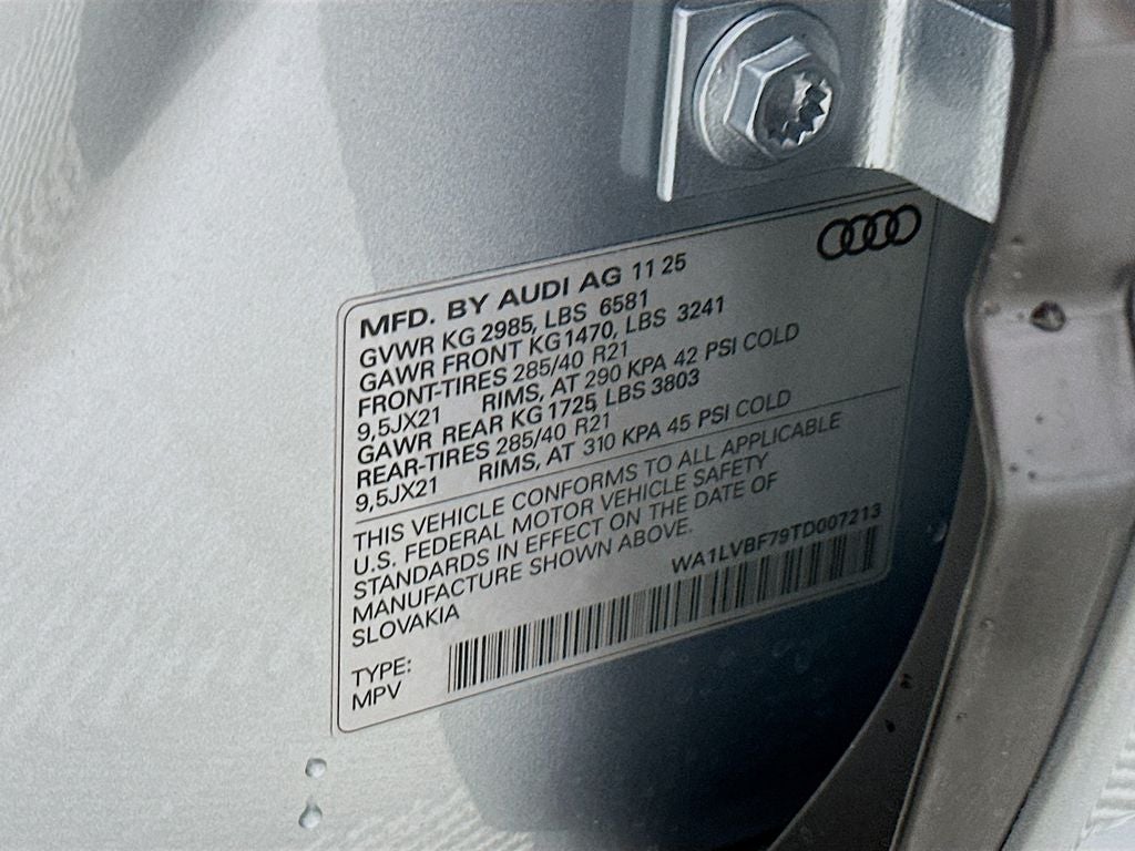 2026 Audi Q7 55 Premium Plus quattro