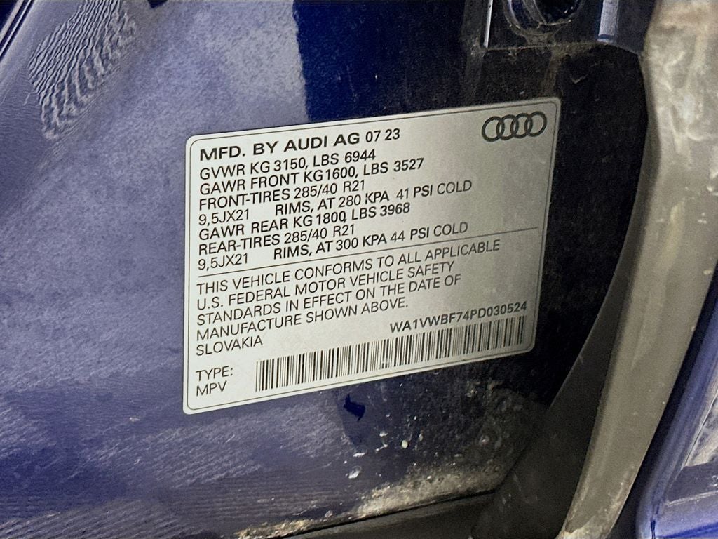 2023 Audi SQ7 Prestige quattro