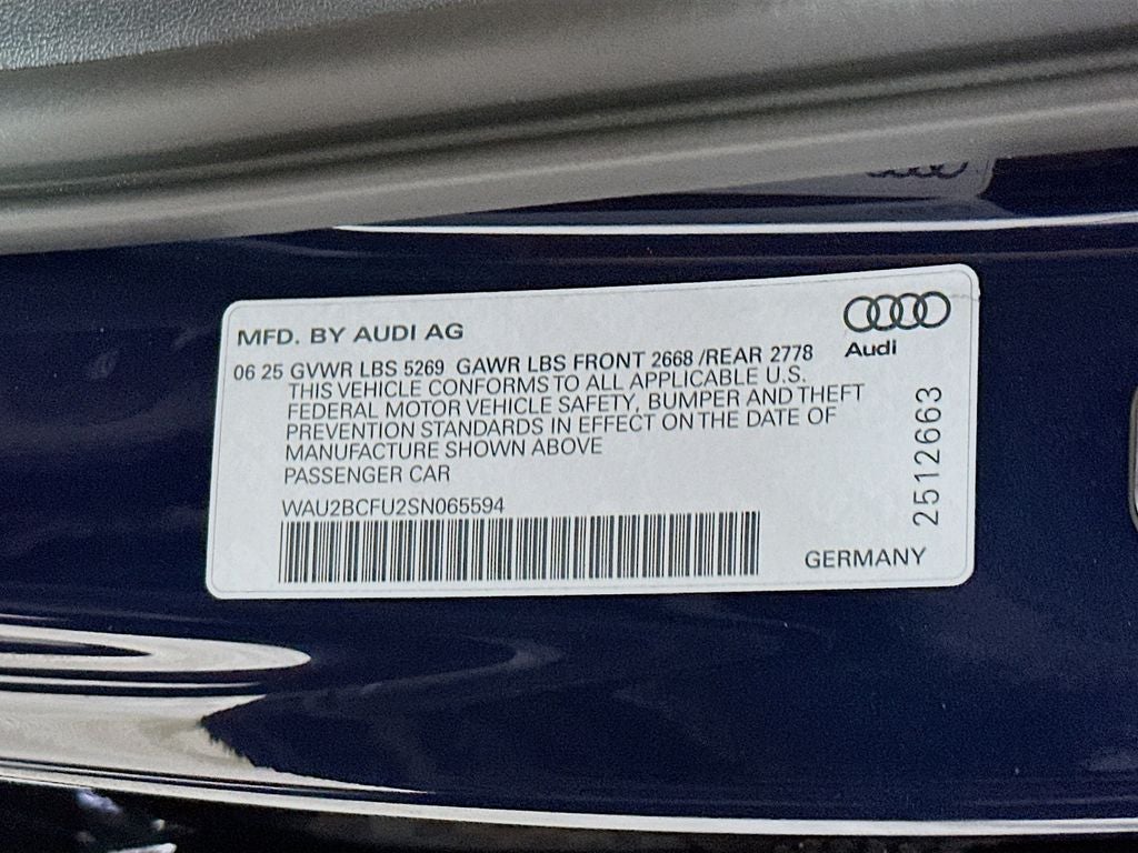 2025 Audi A5 2.0T Premium Plus quattro