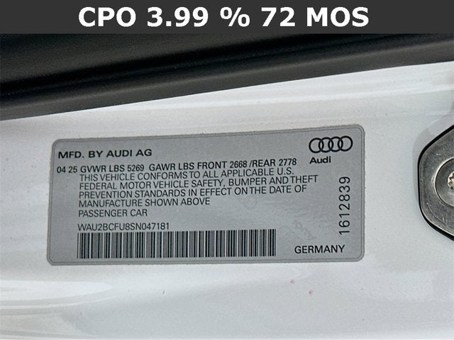 2025 Audi A5 Premium Plus
