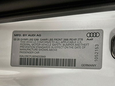 2025 Audi A5 2.0T Premium Plus quattro