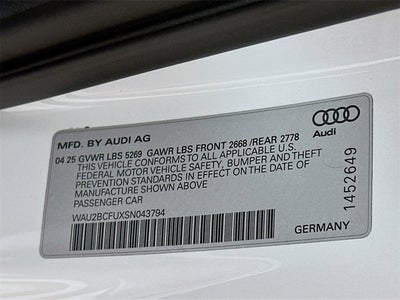 2025 Audi A5 Premium Plus