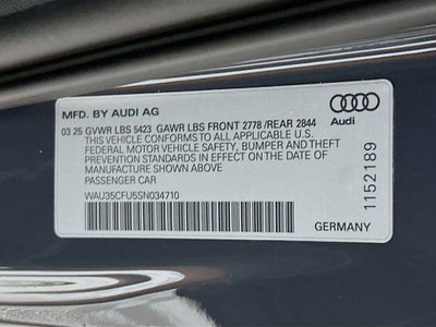 2025 Audi S5 3.0T Prestige quattro