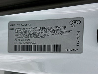 2026 Audi A6 Prestige quattro