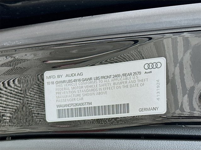 2019 Audi A5 Sportback Premium