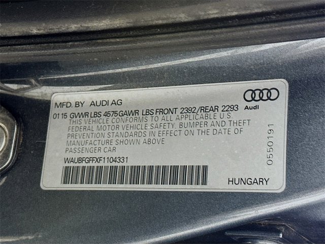 2015 Audi S3 2.0T Premium Plus