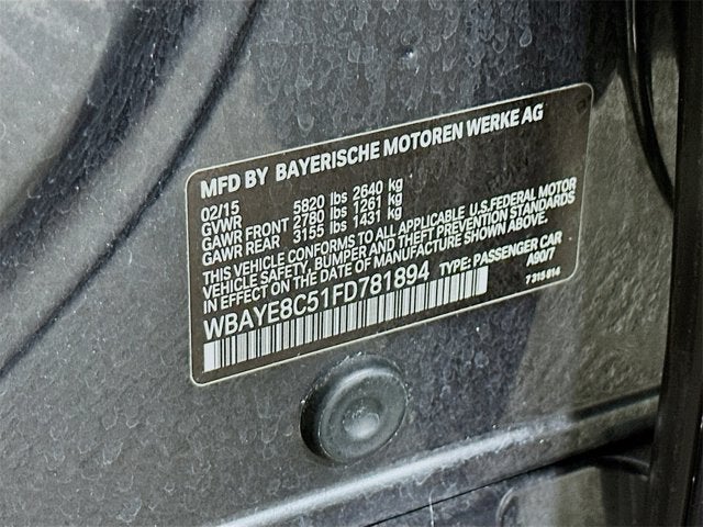 2015 BMW 7 Series 750Li