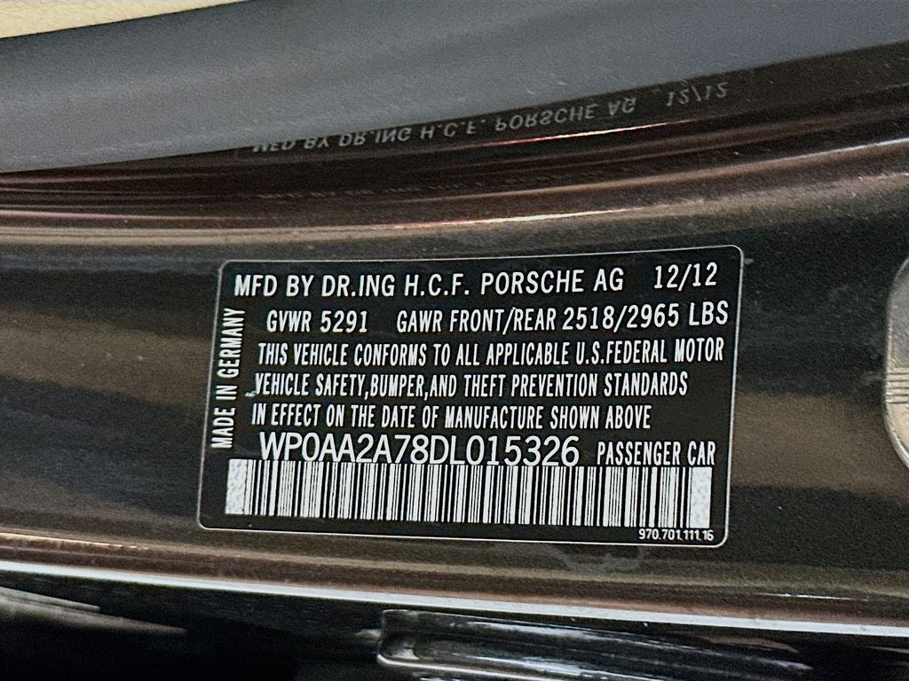 2013 Porsche Panamera 2