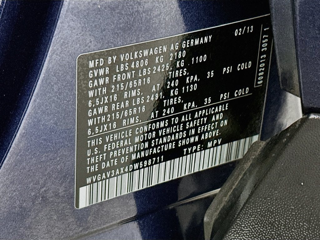 2013 Volkswagen Tiguan S