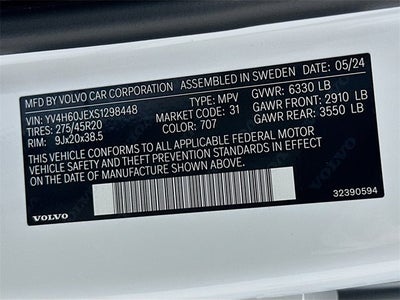 2025 Volvo XC90 Plug-In Hybrid Plus