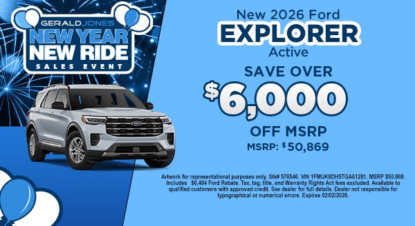 New 2026 Ford Explorer